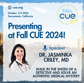 Dr Criley: Speaker at 2024 Fall CUE