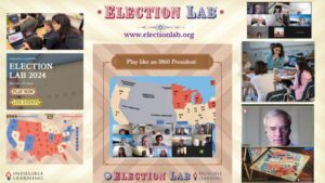 Live Events: Play Election Lab Online, Master Electoral College Strategy and Win the Presidency.