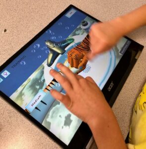 2nd Graders Love Learning Handwashing with Bubble Beats Game